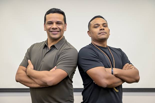 Johnatan Almeida e David Almeida no Encontro Nacional